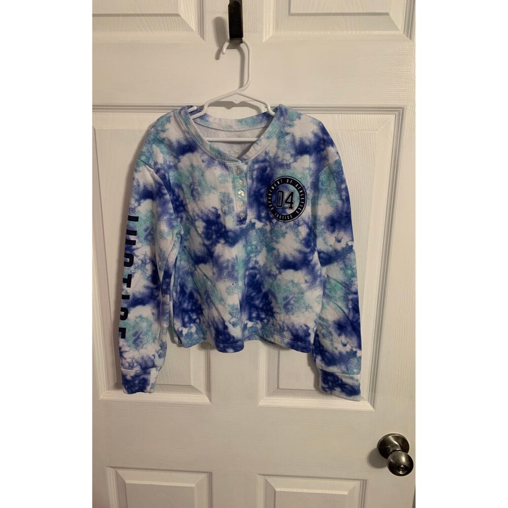 Justice Tie Dye Sweatshirt. Size 8